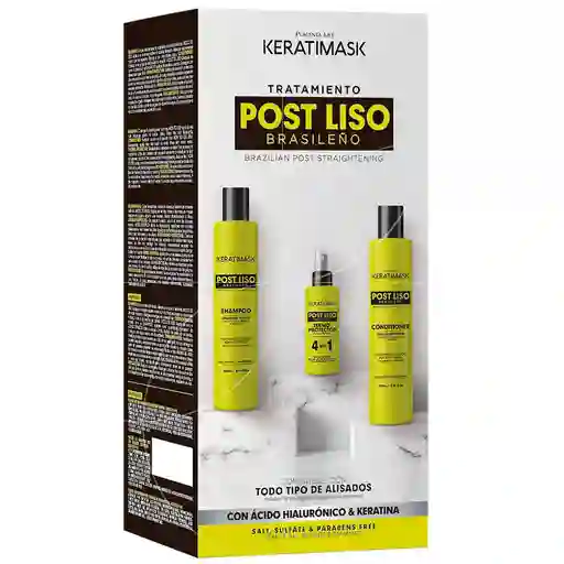 Keratimask Be Natural Kit Post Alisado Brasileño