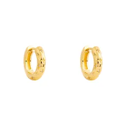 Argollas Lina 15mm Bañadas En Oro