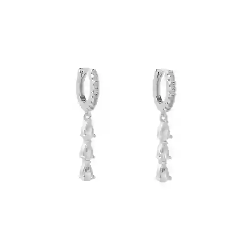 Argollas Paris Bañadas En Oro Blanco