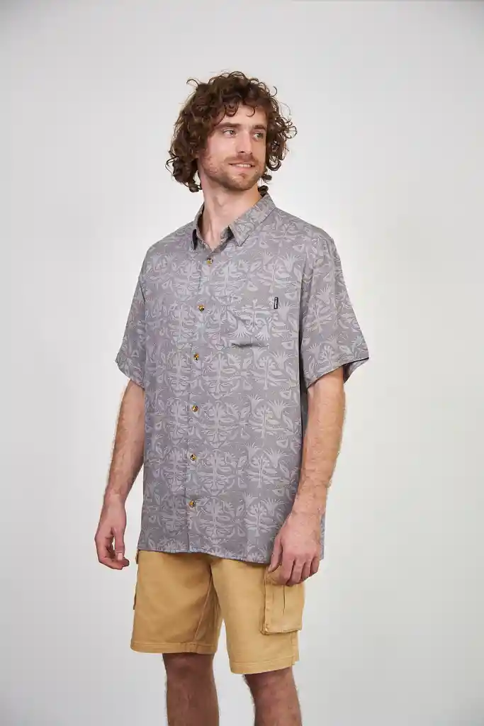 Camisa Print Toke Gris L