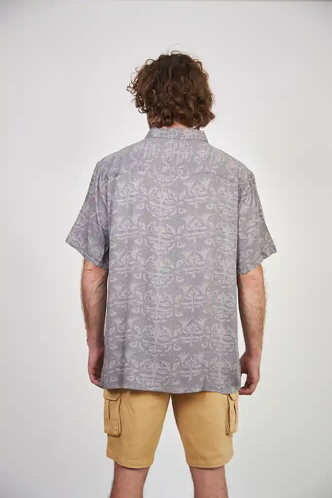 Camisa Print Toke Gris L