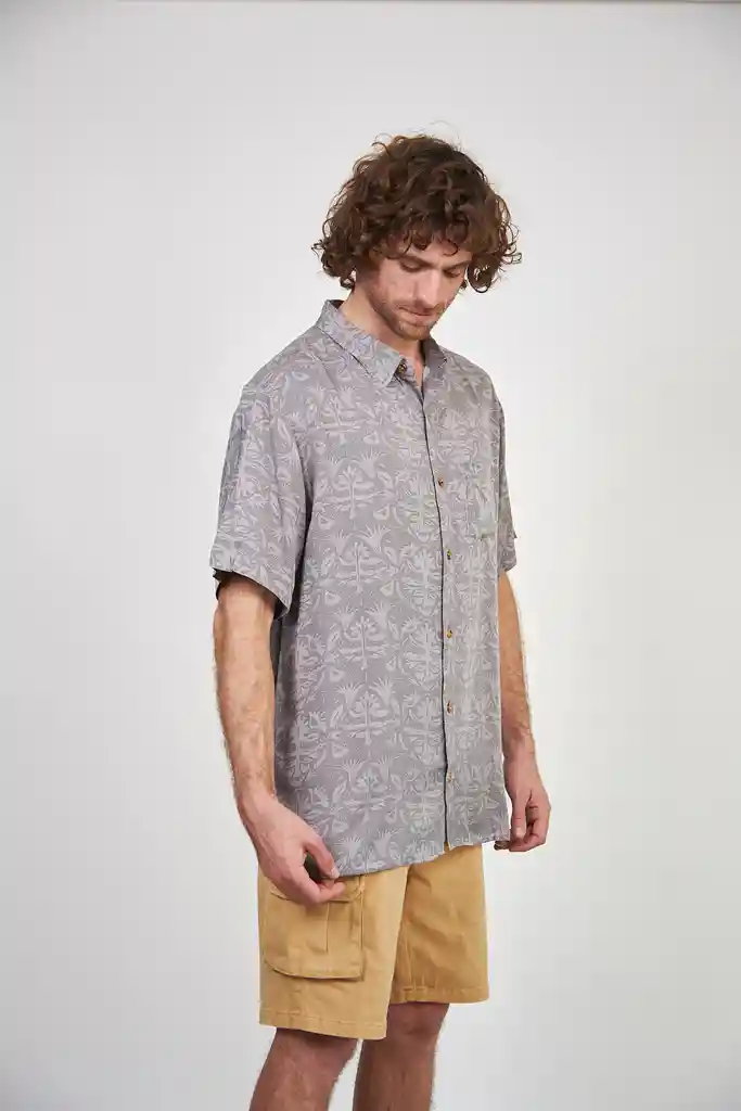 Camisa Print Toke Gris Xl