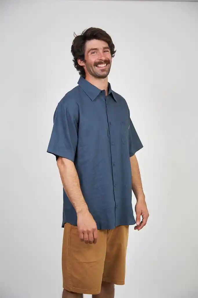 Camisa Solid Toke Azul L