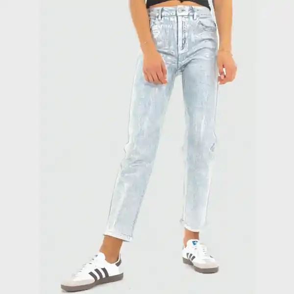 Jeans Foil Silver 38