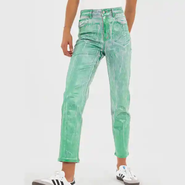 Jeans Foil Green 44 Raindoor