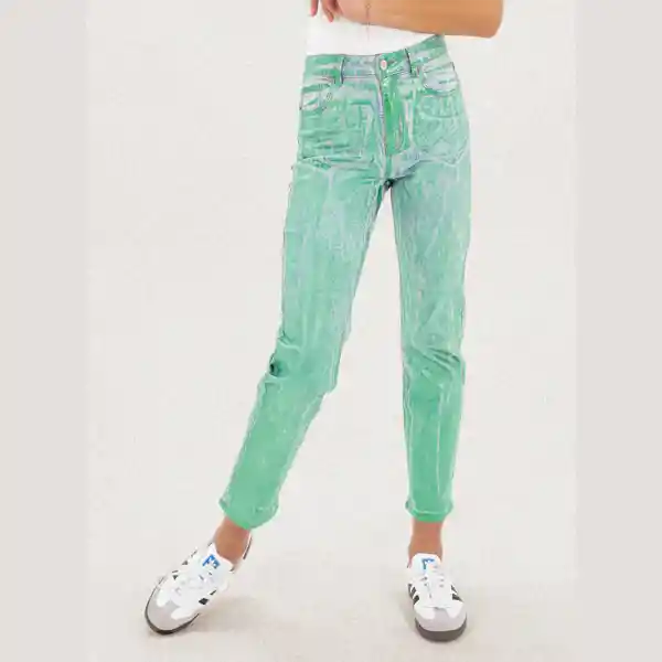 Jeans Foil Green 40 Raindoor