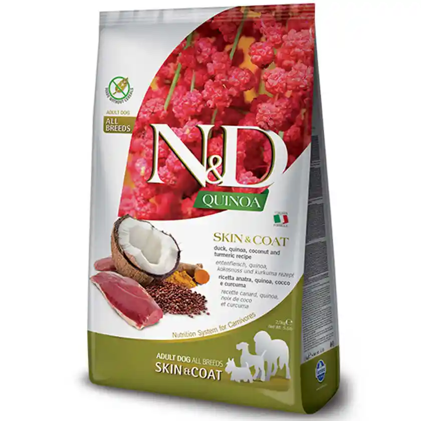 Nd Adulto Dog Quinoa Skin Coat Pato 2.5kg