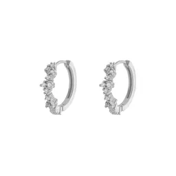 Argollas Roma Bañadas En Oro Blanco