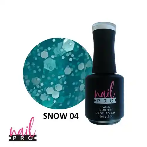 Esmalte Permanente Nail Pro Snow 04 Nail Pro 15 Ml