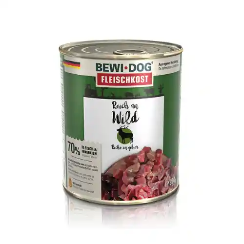 Bewi Dog Rico En Venado Venado 800 Gr - Alimento Húmedo Para Perro