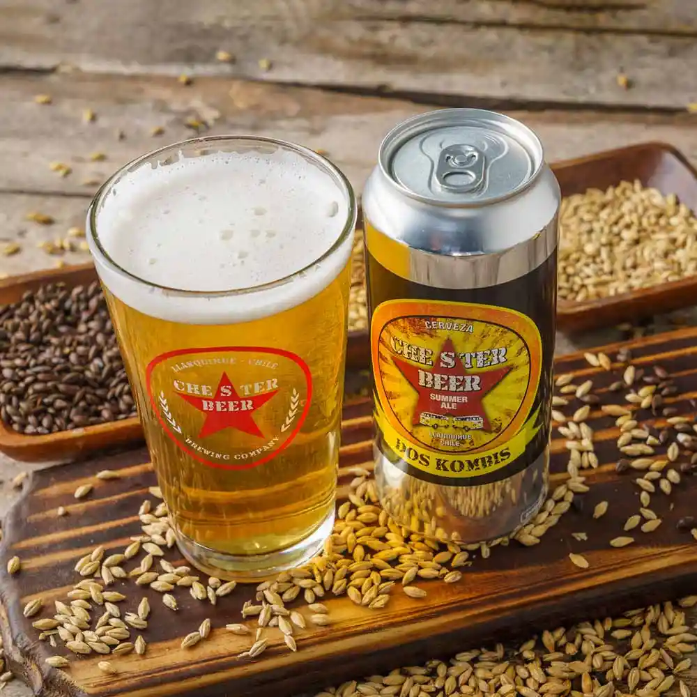 Cerveza Chester Beer Dos Kombis 470cc