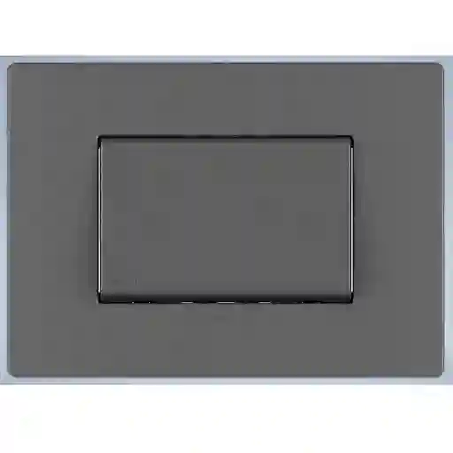 Interruptor Wifi De Pared Con Placa Negro – Smartswitch Sonoff Compatible