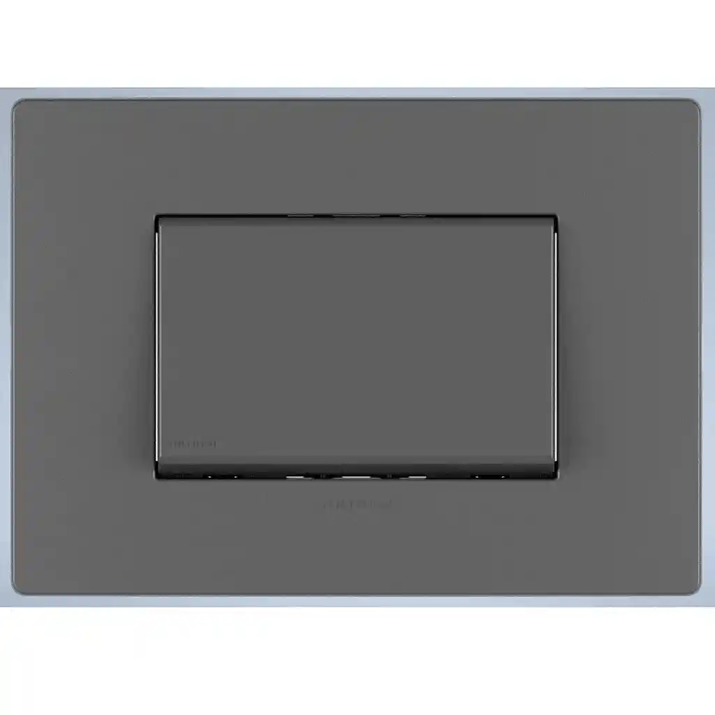 Interruptor Wifi De Pared Con Placa Negro – Smartswitch Sonoff Compatible