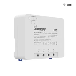 Interruptor Wifi Con Medición De Energía Sonoff Powr3 De 25a