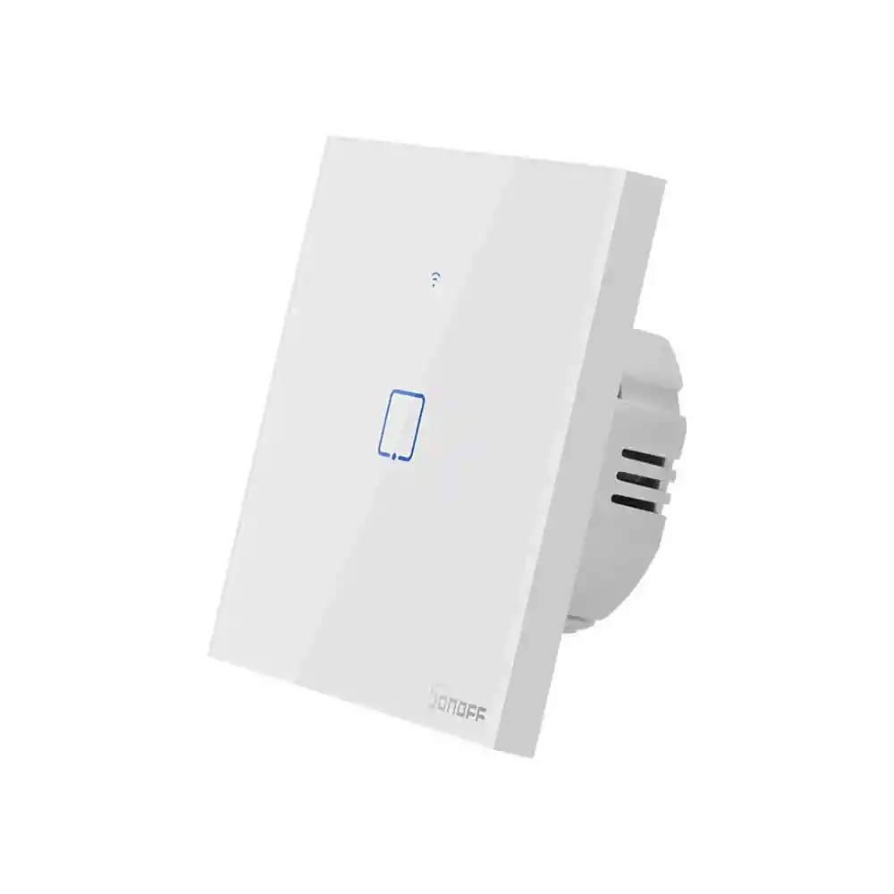 Interruptor Wifi De Pared + Rf Sonoff T1eu1c