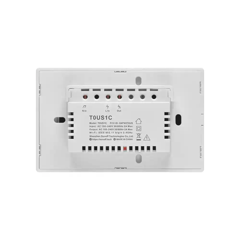 Interruptor Wifi De Pared Sonoff De 1 Canal