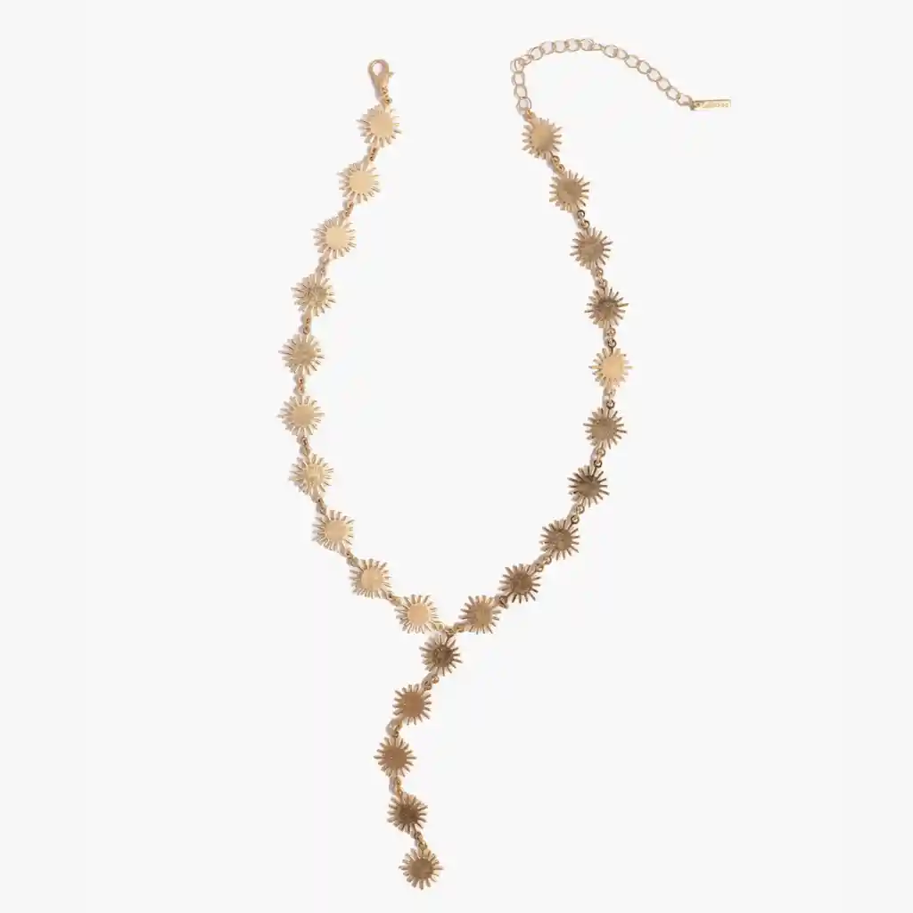 Collar Mujer Soles Dorado