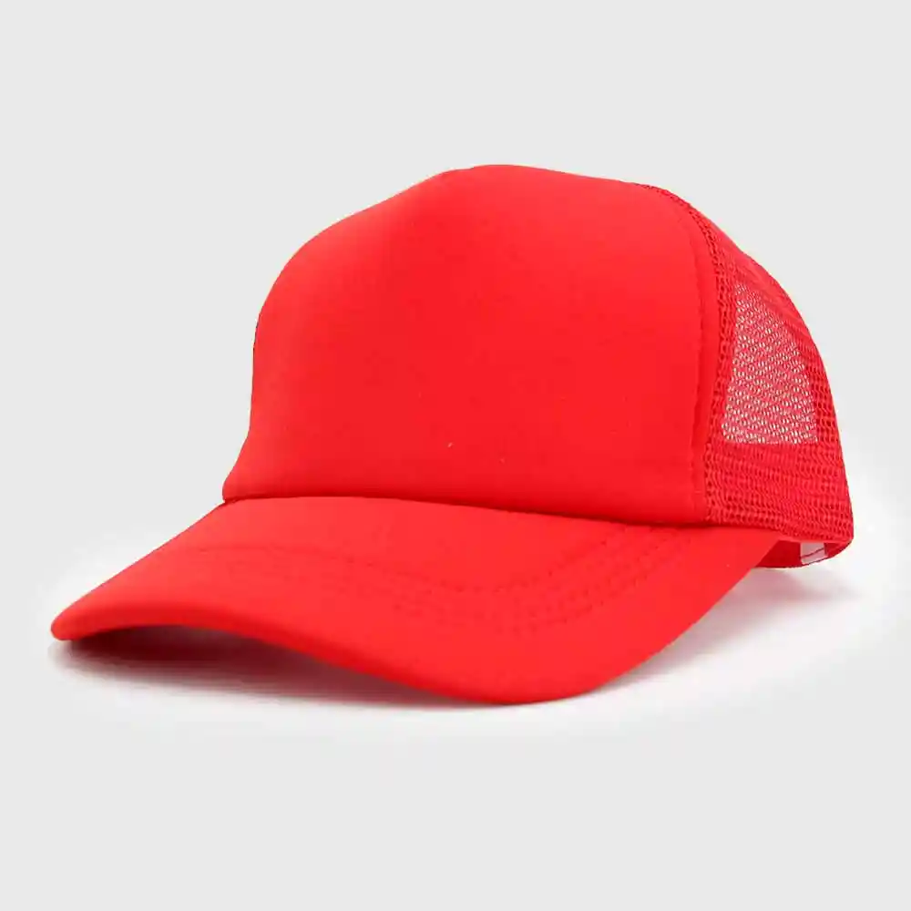 Gorra De Malla Con Esponja Unicolor