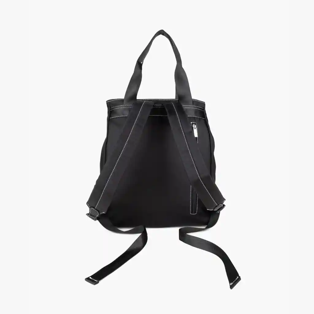 Mochila Mujer Nylon Negro