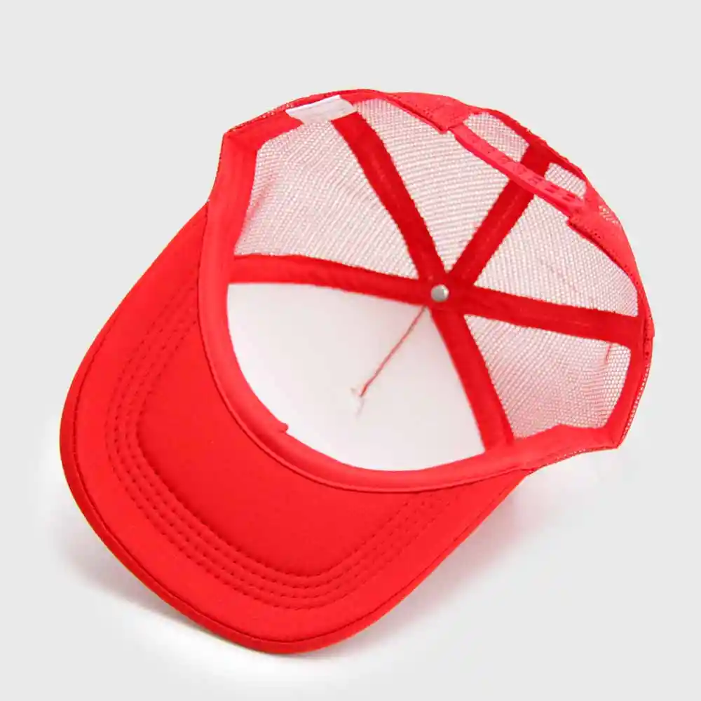 Gorra De Malla Con Esponja Unicolor