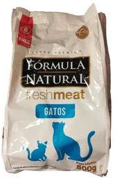Formula Natural - Fresh Meat Gato Pelos Largos 500 Gr (salmon Zanahoria Y Aloe Vera )
