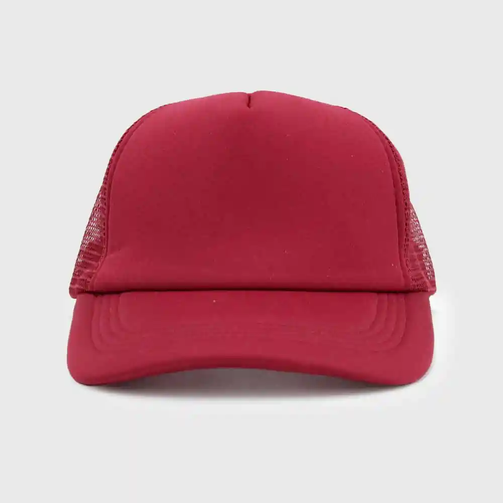 Gorra De Malla Con Esponja Unicolor