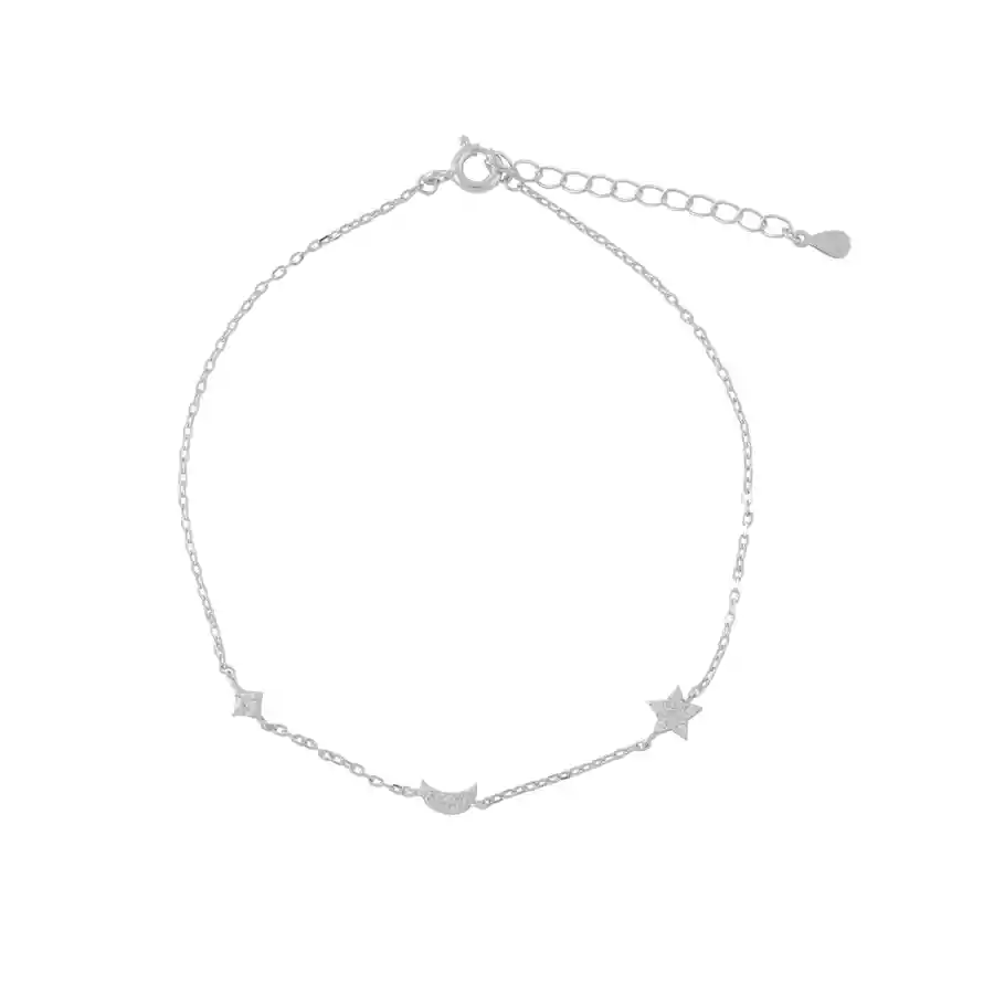 Tobillera Fiora Plata