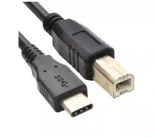 Cable De Impresora Philco Usb-c 1.8mts Negro