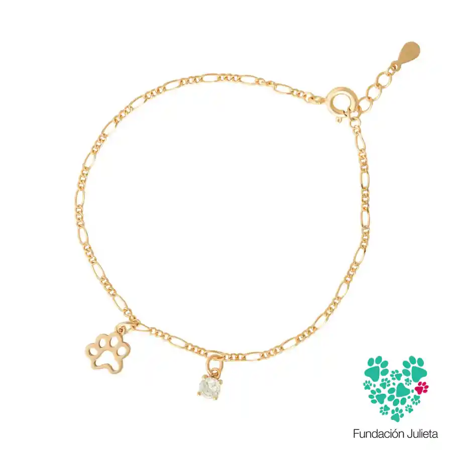 Pulsera Julieta Bañada En Oro