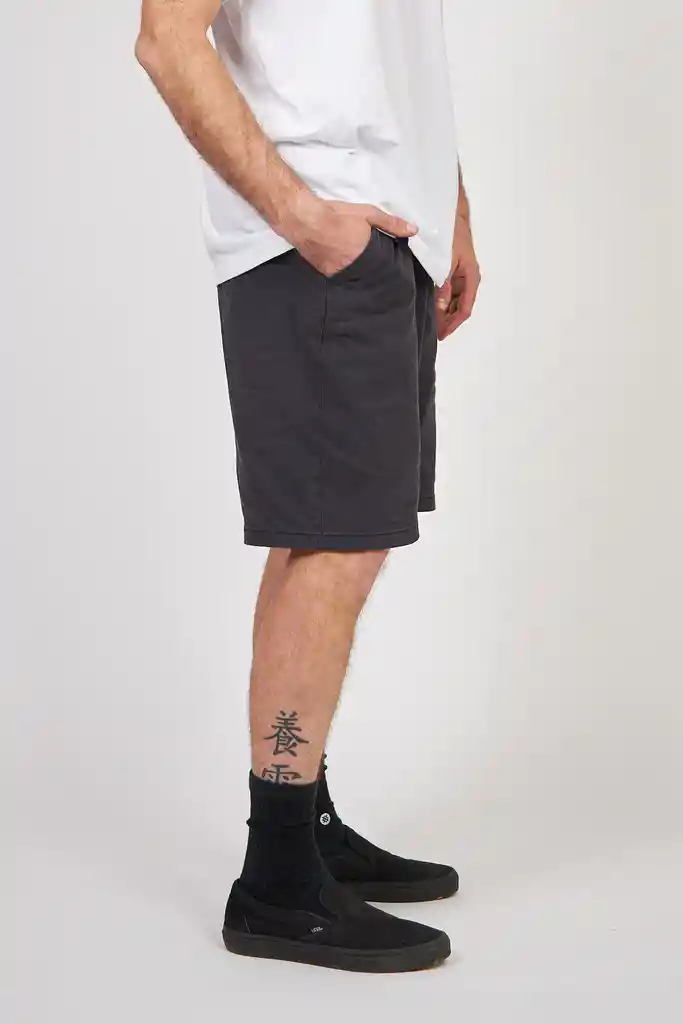 Short Solid Toke Negro L