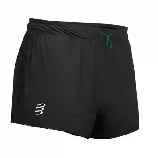 Racing Split Short Black- Short Deportivo Xl