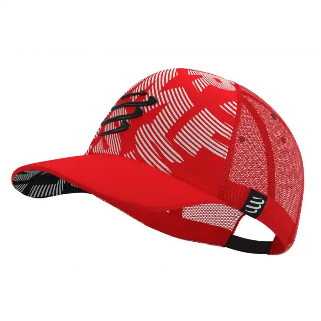 Trucker Cap – Jockey Deportivo Compressport Rojo