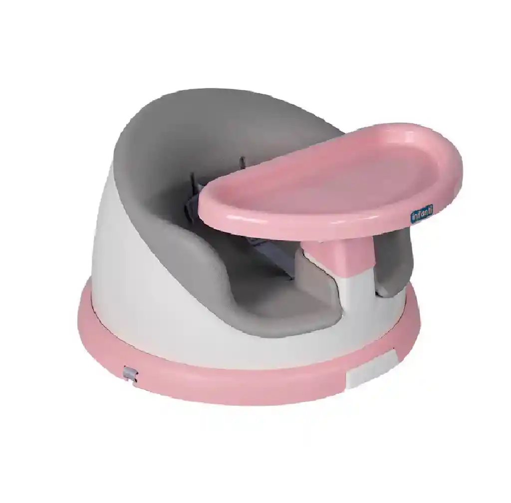 Silla De Comer Portátil Giratoria I-twist Rosa