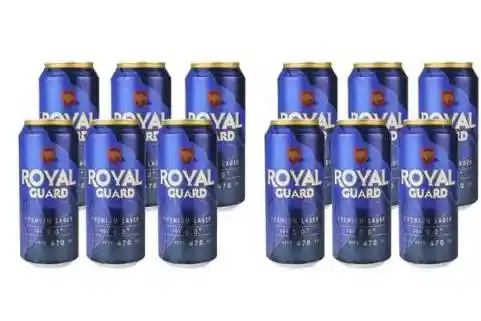 Pack 12 Cervezas Royal Guard 470cc