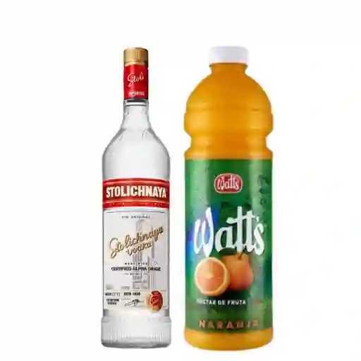 Promocion Vodka Stolichnaya 1l + Nectar Naranja 1.5l