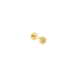 Piercing Zola Bañado En Oro (1 Unidad)