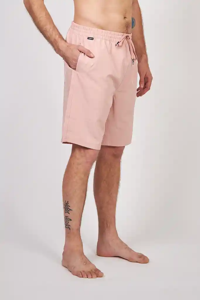 Traje De Baño Solid Toke Rosado L