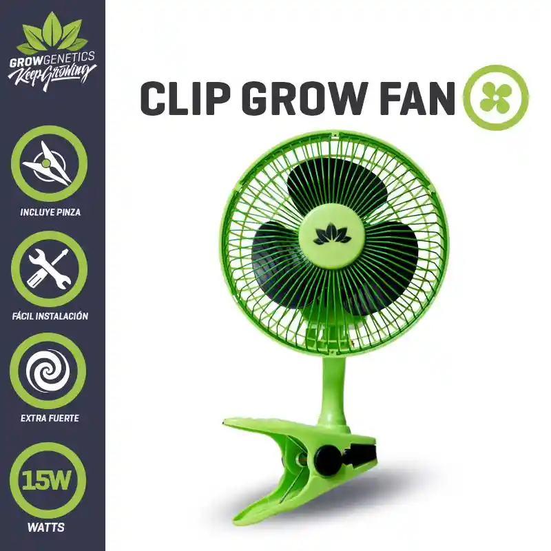 Ventilador Grow Genetics Clip 15w