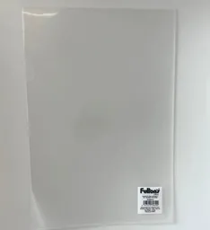 Fultons Carpeta Plastica Tamaño Carta Transarente