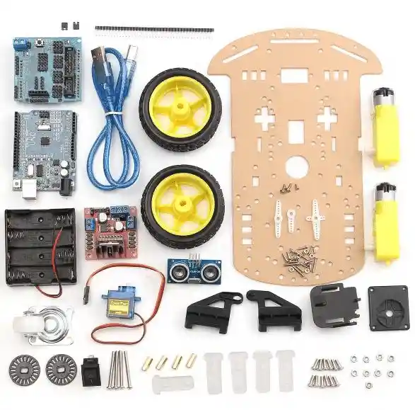 Kit Chasis Robot De Dos Ruedas