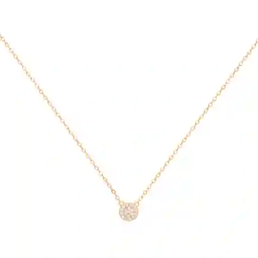 Collar Sena Bañado En Oro