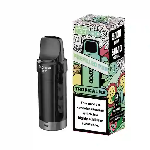 Nexpod Repuesto Refilled Pod 5000 Puffs Tropical Ice - Wotofo