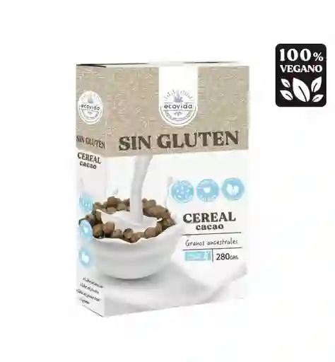 Cereal Sin Gluten Bolita De Cacao 280 Gr Marca Ecovida