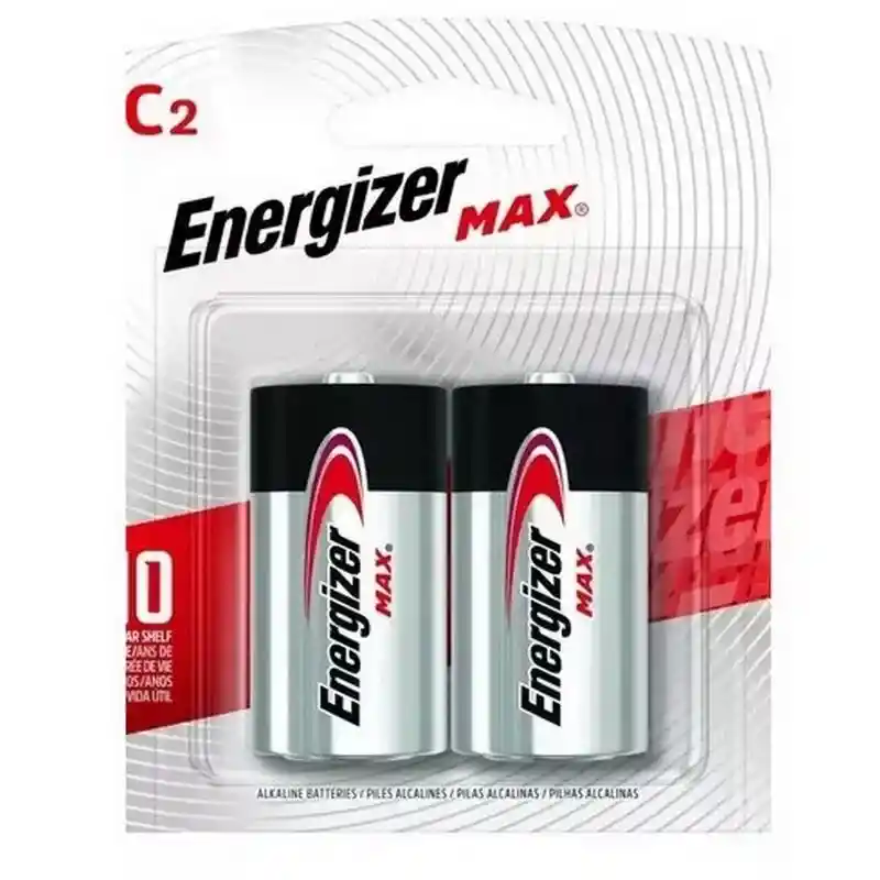 Pilas Energizer Alcalina Max C2