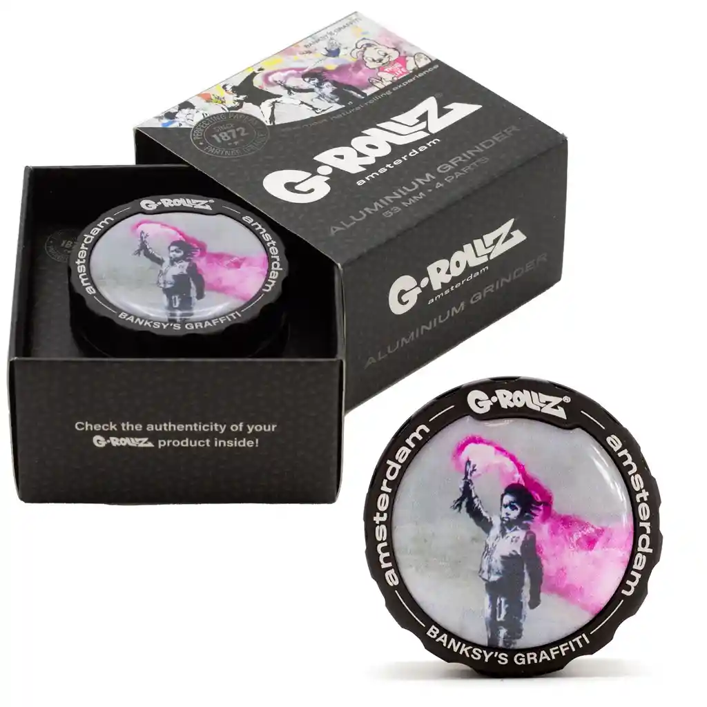 Moledor G-rollz 4 Partes 53mm Banksy Torch Boy