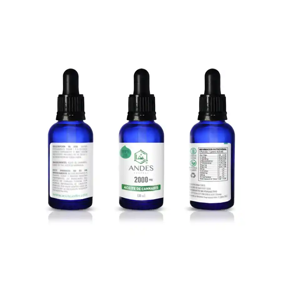 Aceite Cbd Andes Austral 2000mg - 30 Ml