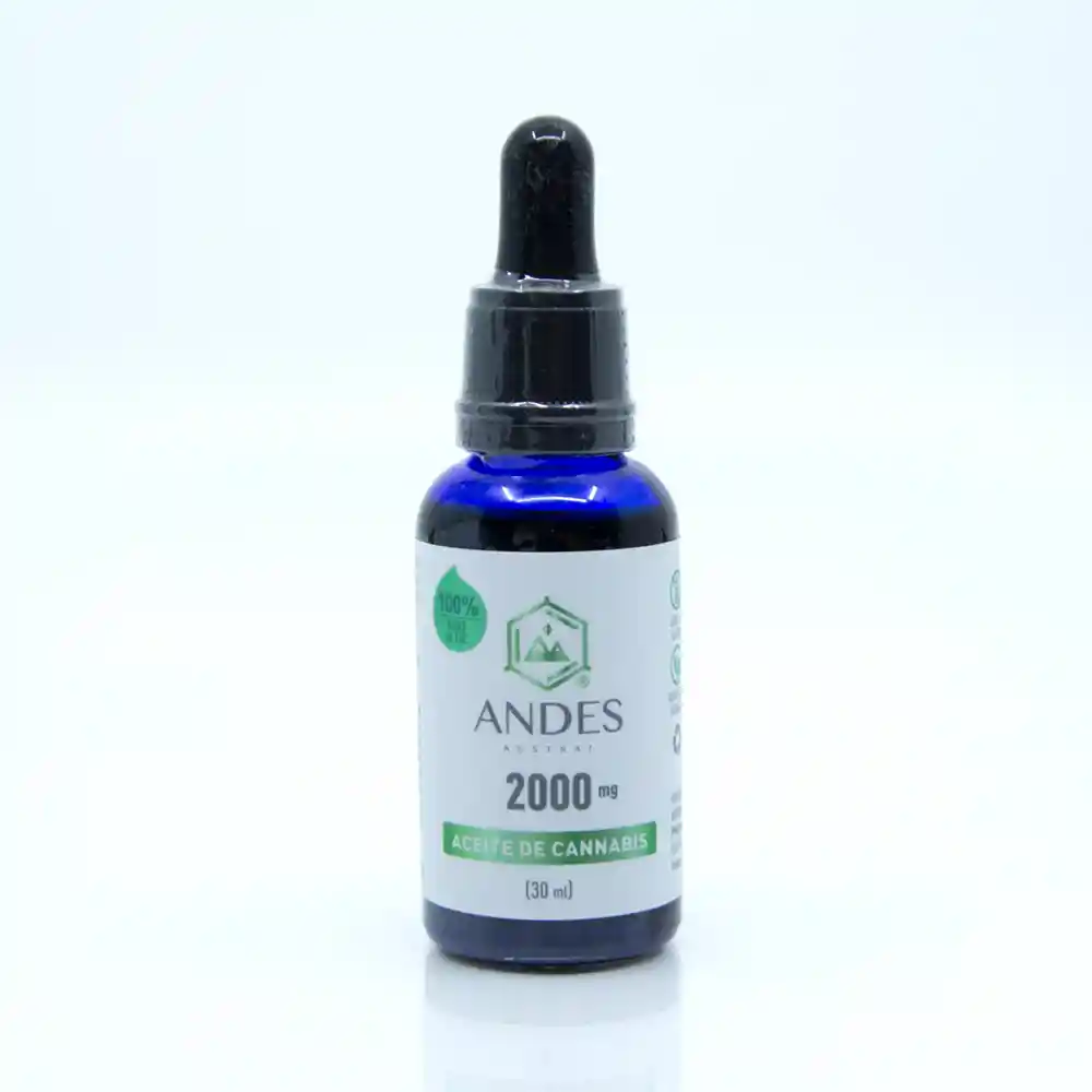 Aceite Cbd Andes Austral 2000mg - 30 Ml