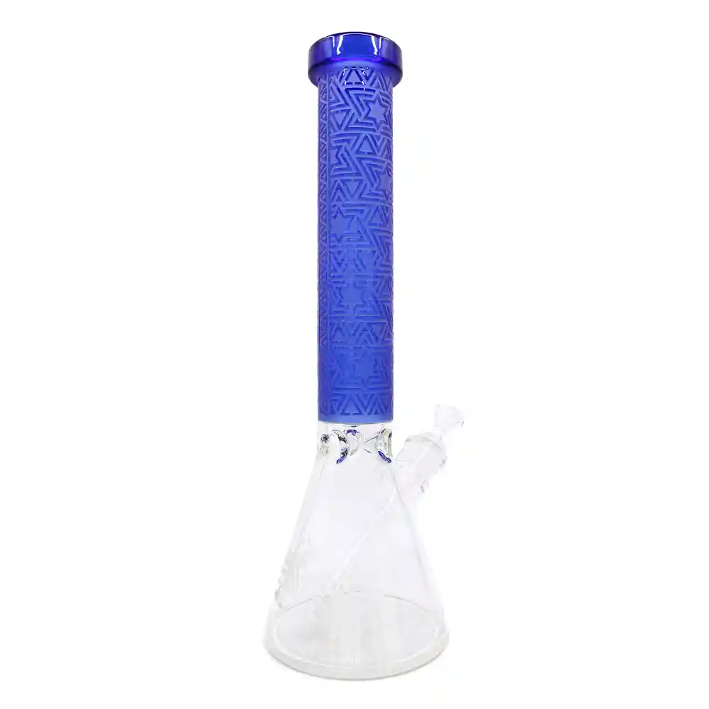 Bong Phoenix Baker Diseño Relieve Azul