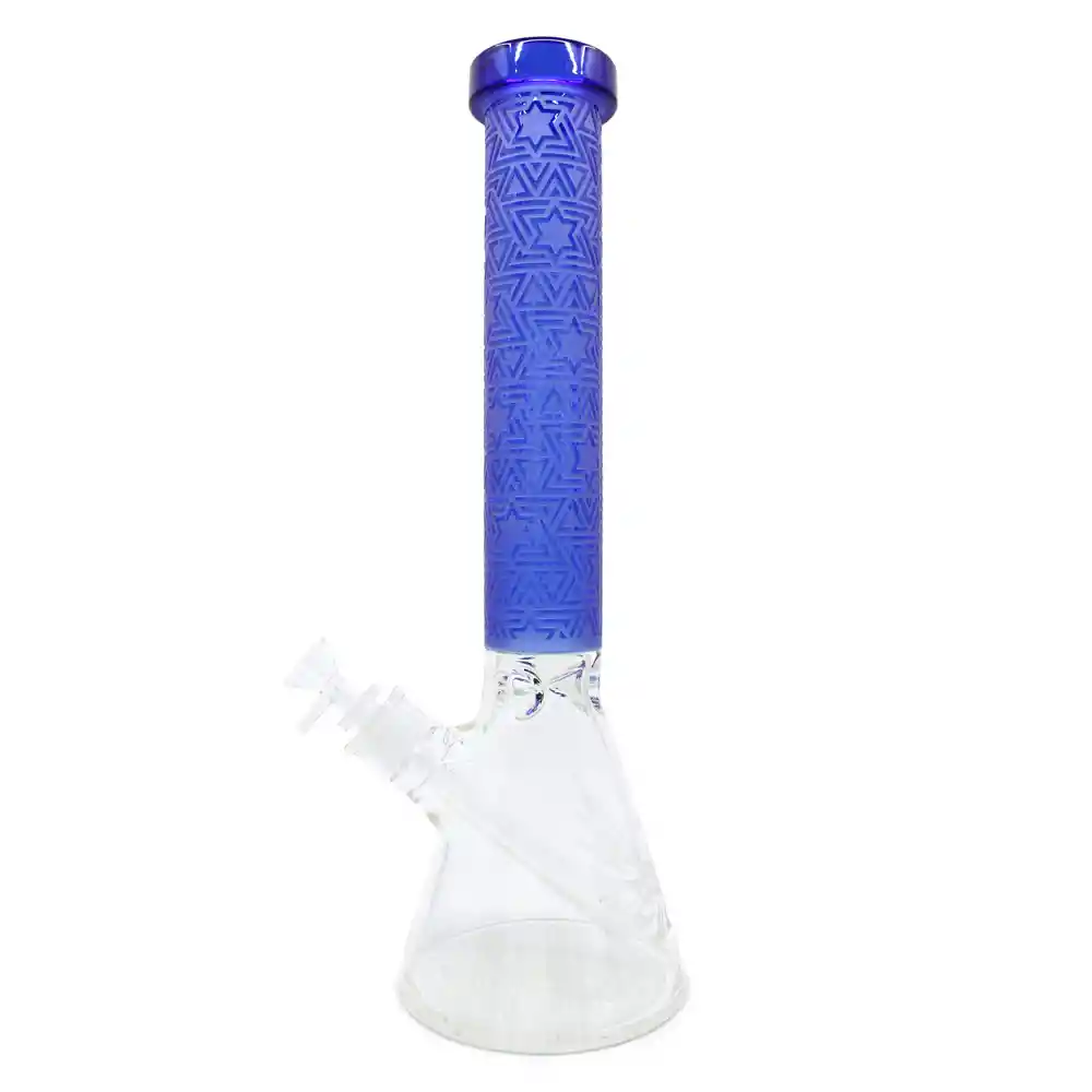 Bong Phoenix Baker Diseño Relieve Azul