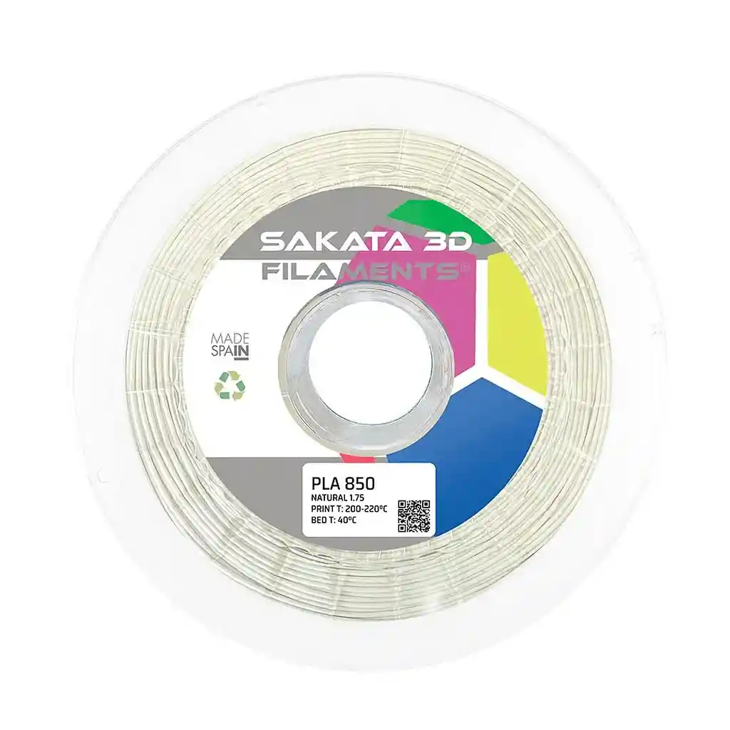 Filamento Sakata Pla 3d850 Color Blanco 1kg